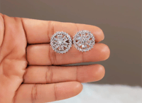 Image 2 of Roza-American Diamond Studs Copy