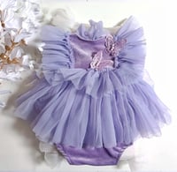 Image 1 of Sitter photoshooting dress | Elowen | age 12 months | lilac