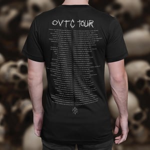Image of T-shirt homme noir "OVTC TOUR"