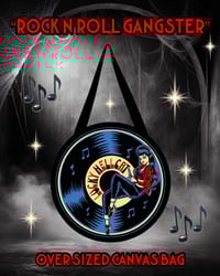 Image 1 of Rock n Roll Gangster Oversized Canvas Bag