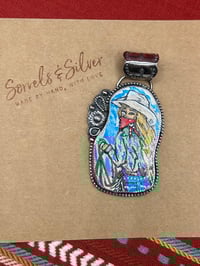 Image 2 of Cowgirl Pendant