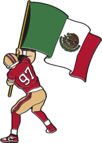Mexico Game 97 Flag pin