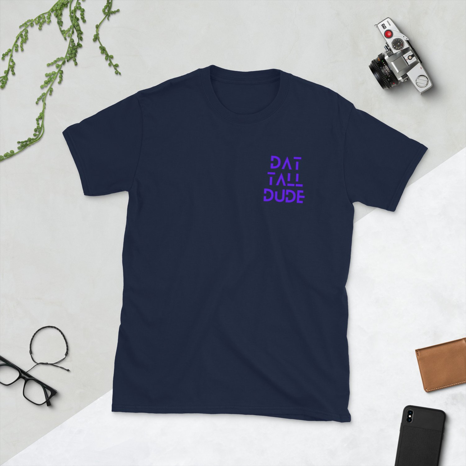 Image of Dat Tall Dude purple T-Shirt