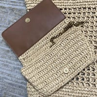 Image 6 of YSL ICARE Raffia Tote