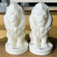 Image 1 of White Jade Lions ($30)