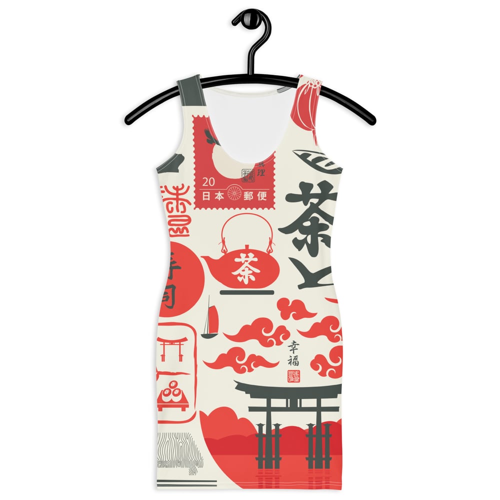 ZEN EXP - “FLY DAY CHINATOWN” Bodycon dress