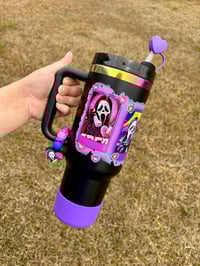 Image 3 of 40oz stainless steel ghost tumbler 