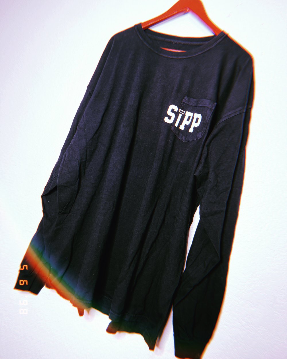 Long Sleeve Vintage Pocket TShirt