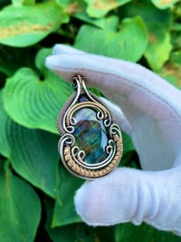 Image 2 of Labradorite X Amethyst