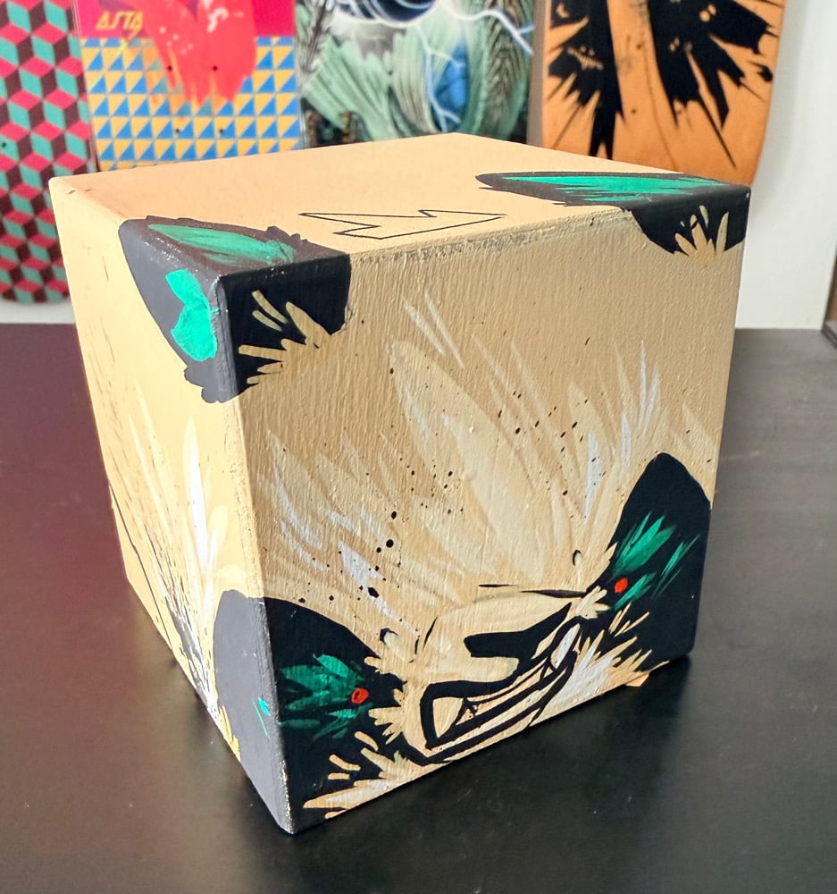 Image of 3 1/2 x 3 1/2 Wood block