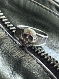 Image 1 of Sterling Skull Ring