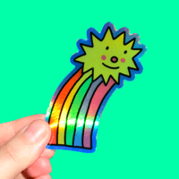 Image 2 of Shooting Star 🌟🌈 holographic sticker 