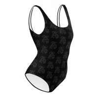 Image 4 of Murdered Out One-Piece Swimsuit