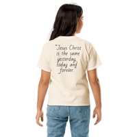 Image 15 of Unisex Youth classic tee (Jesus never changes)
