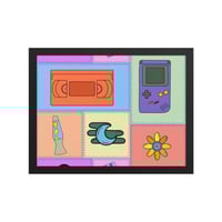 Image 10 of Y2K patch work Framed poster 