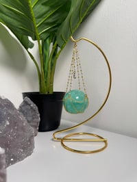 Image 1 of GOLD HANGING SPHERE HOLDERS