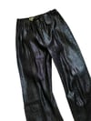 early 1970s black metallic western trousers