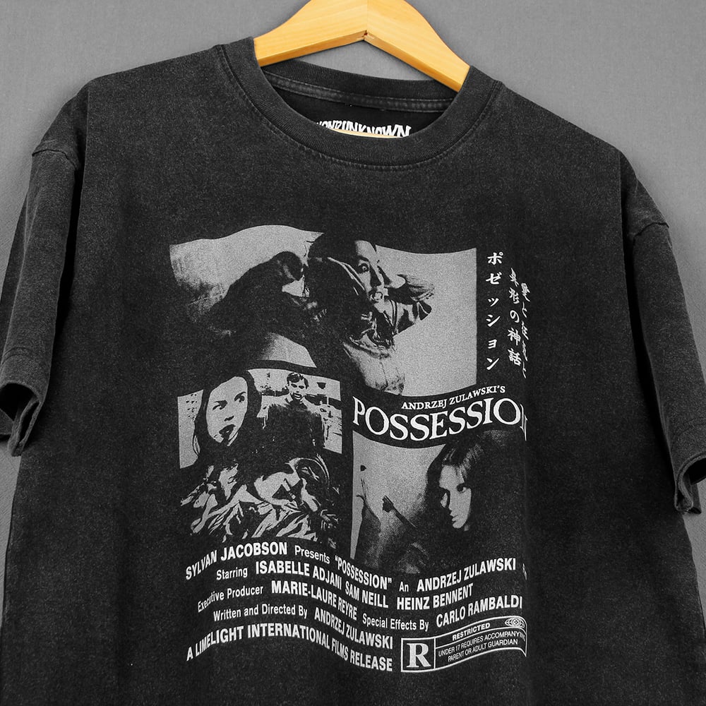 Possession 80s Horror Movie Premium T-Shirt – Washed Unisex Tee, Men & Women, Cult Classic