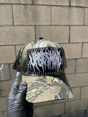 Image of Dark forest camo hat 