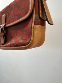 Image 4 of Coach Signature Canvas Baguette Bag