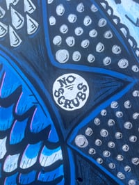 Image 3 of “Bruiser Jay”  original art-acrylics on skateboard 