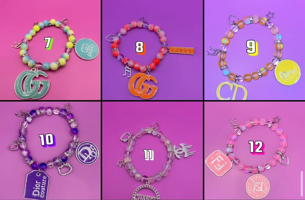 Image of Lavish charm bracelets 