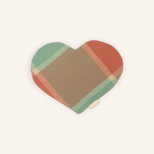 Image of Wheat Pack - Heart shaped Green and Coral 
