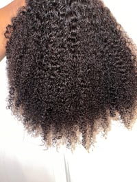 Image 4 of 3C/4A AFRO KINKY CURLY CLIP INS & PERFECT MATCH DRAWSTRING PONYTAIL 