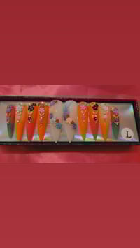 Image 2 of Nails - XL Luxury Multi Colors
