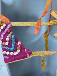 Image 4 of Bralette halter neck top rust 2