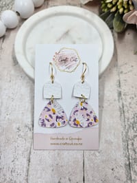 Image 1 of Daisy Leopard Earrings