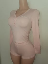 Image 1 of ligh pink “Softgirl” one piece /two piece comfortable set 