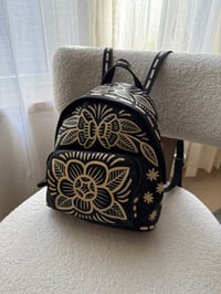 Image 1 of Hand Painted Mini Backpack