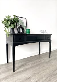 Image 2 of Stag Minstrel Console Table  / Dressing Table / Hallway Table in black