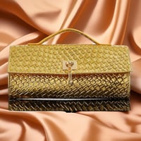 Image 2 of Golden Grace Woven Bag
