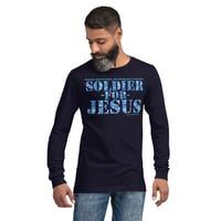 Image 5 of Soldier For Jesus ICE Unisex Long Sleeve Tee