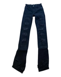 Double Stacked Blackout Denim