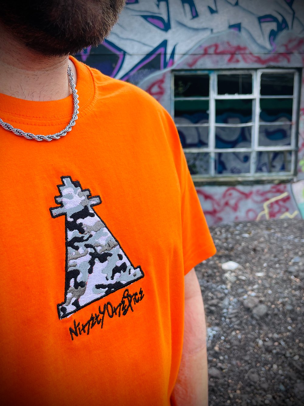 Image of Orange Camo Tee