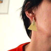 Image 4 of Pendientes triangulares Joan 