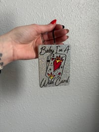 Image 1 of {Black Frost Scented} Baby I’m A Wild Card Freshie