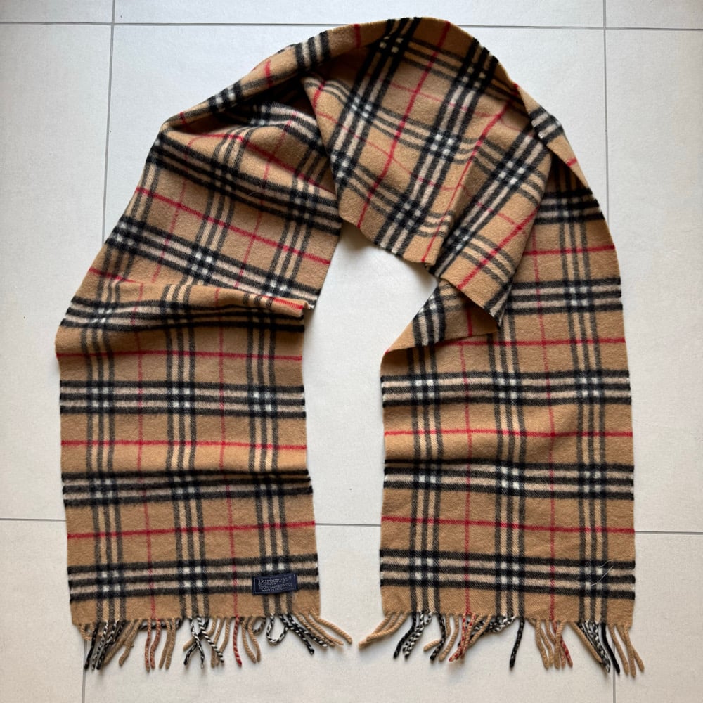Image of Burberry Wool Scarf