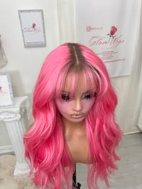 Image 11 of Salmon pink bangs (ready to ship) 