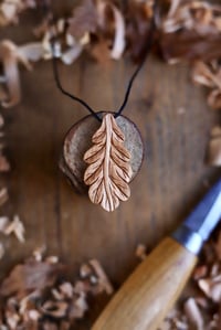 Image 1 of Oak Leaf — Pendant Necklace 