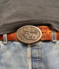 Image 1 of Vintage Moto Snoopy Buckle 