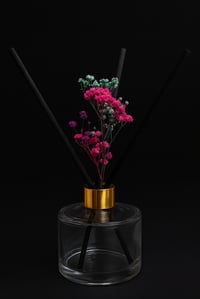 Pink& blue flower reed