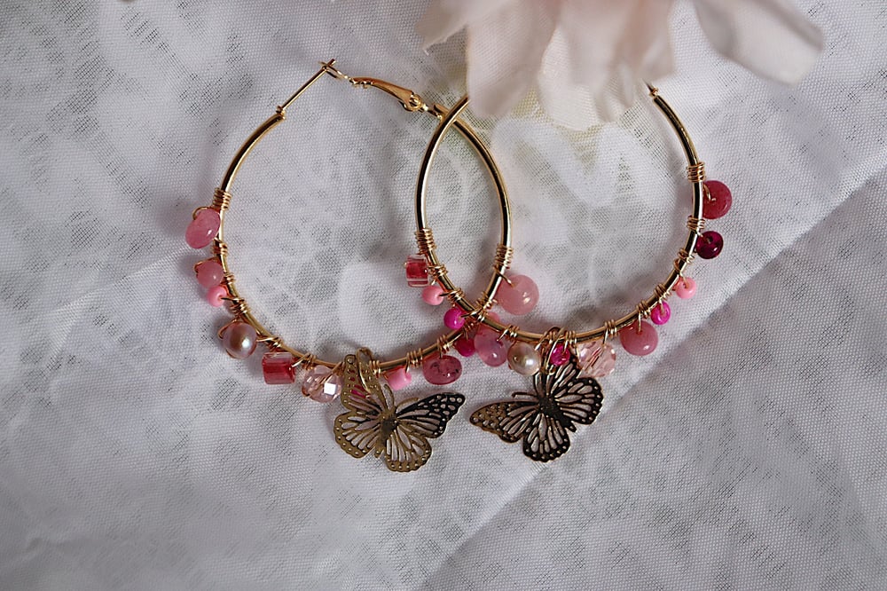 Image of Butterfly Hoops 