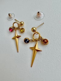 Image 5 of STAR GEM STUD EARRINGS 