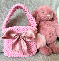 Image 1 of Mini pink ribbon bag 