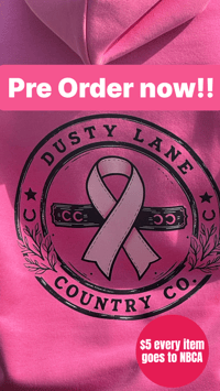 Image 1 of Dusty Lane Pink  Breast Cancer Hoodie Pre Order