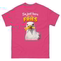 Image 6 of I’m Just Here for the Fries Funny Seagull T-Shirt